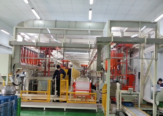 良い値段 自動車用電子金属塗装機器PCB電圧塗装機械 PLC制御 オンライン